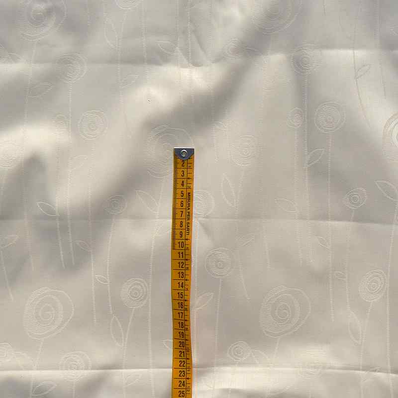 DA714 Bavlněná látka damašek 338x140cm zelená pampelišky
