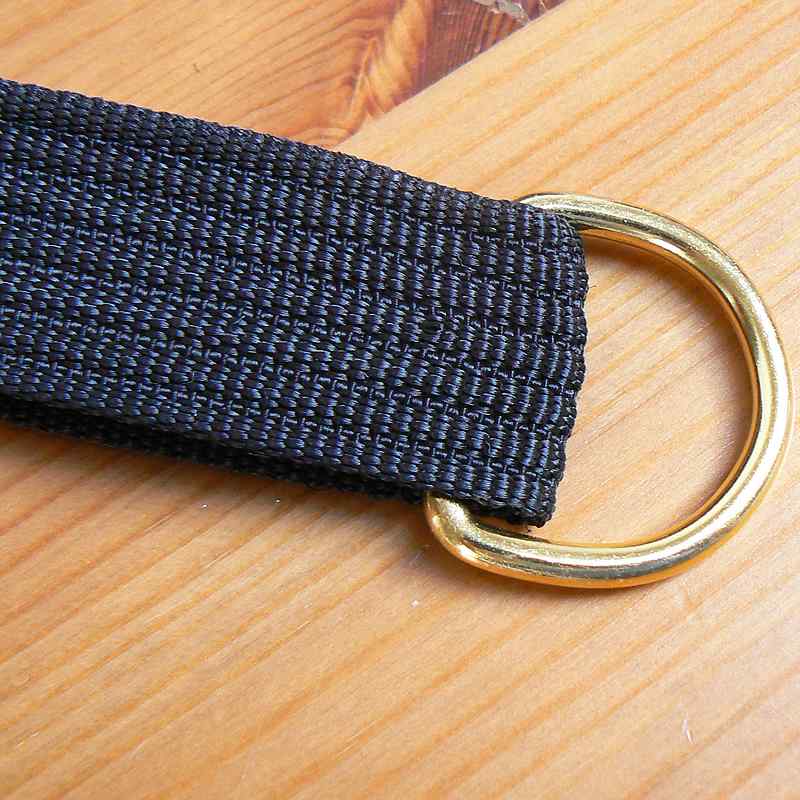 Popruh žebrovaný prošitý Pop 30mm černá