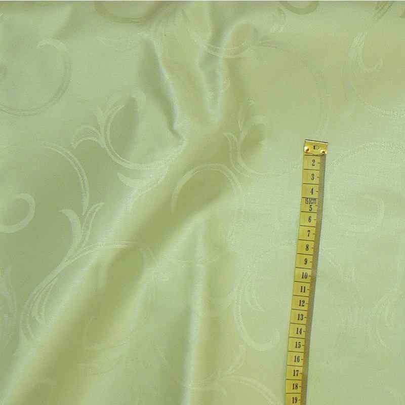DA533 Exkluzívní bavlněná látka damašek 84x140cm zelená ornament