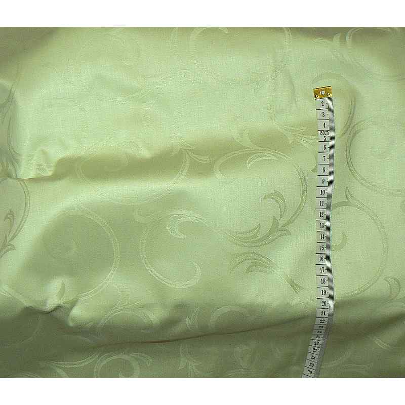 DA533 Exkluzívní bavlněná látka damašek 84x140cm zelená ornament