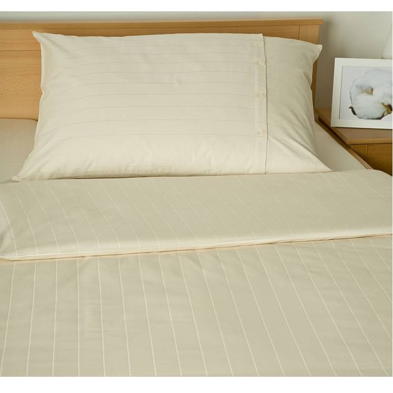 DA1085 Natural cotton pruhy exkluzívní látka 70x280cm přírodní