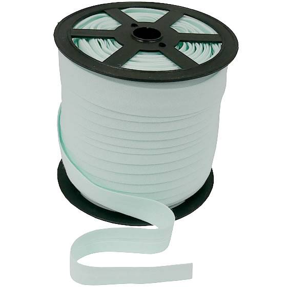Zbytek LM 85cm Lemovka (šikmý proužek) bavlněná mátová světlá šíře 18mm