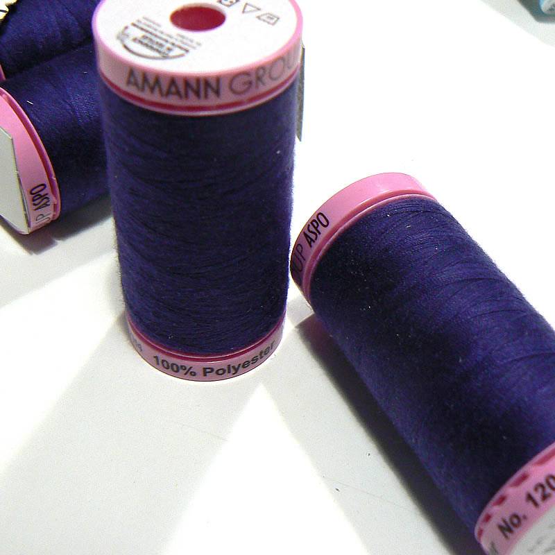 ASPO univerzální nit pro domácnost polyester 100m inkoustová modř č.0016
