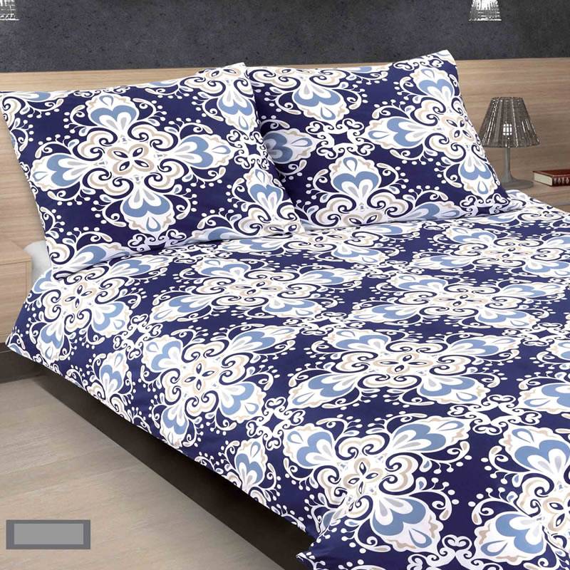 3S76 Bavlněný satén látka 180x50cm hnědobílá kostka (viz peřina) zbytek na patchwork