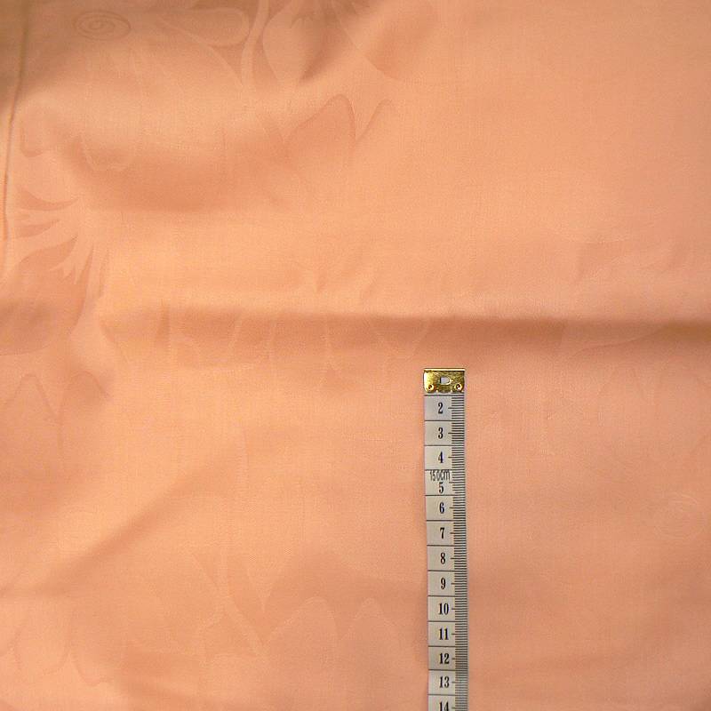 DA1660 Damašek exkluzívní bavlněná látka 260x140cm oranžová bohemia květy