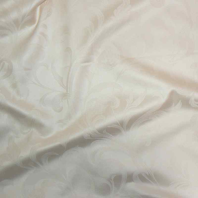 Damašek bavlněná látka 52x130cm elegance perlová (5)
