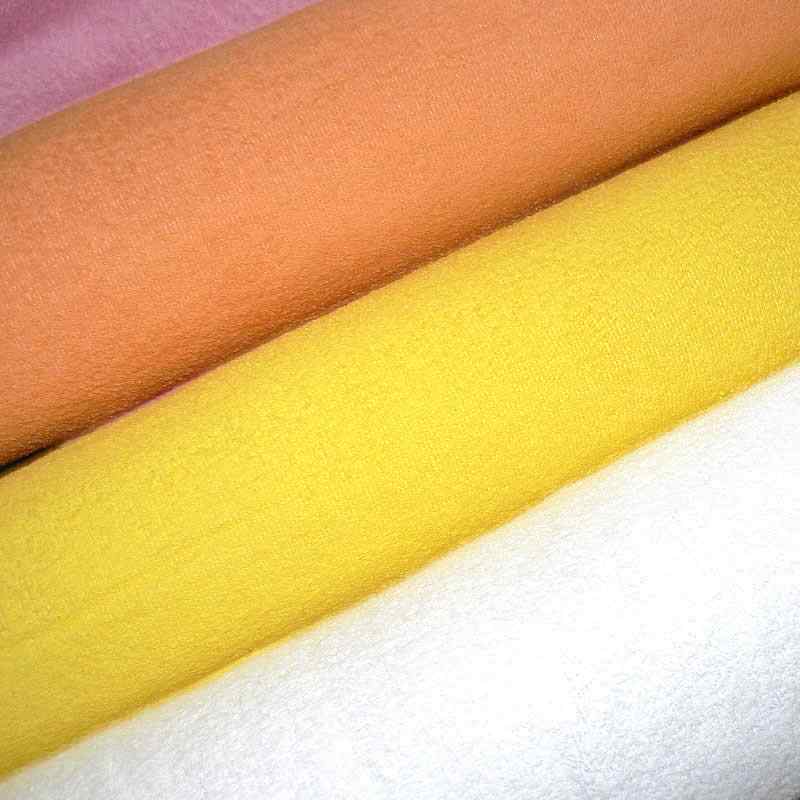 LO5 Lota froté bavlněná smyčková tkanina  40x150cm tmavě zelená khaki hm. 350g/m2