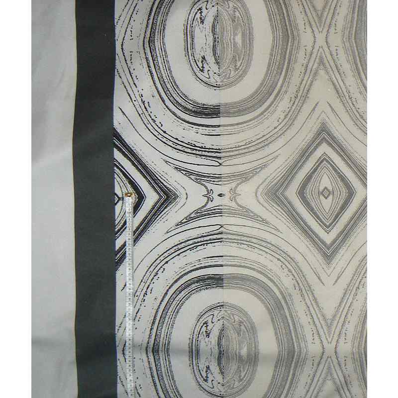 6A243 II.jakost Bavlněný flanel látka 70x80cm dřevo béžovošedá zbytky na patchwork