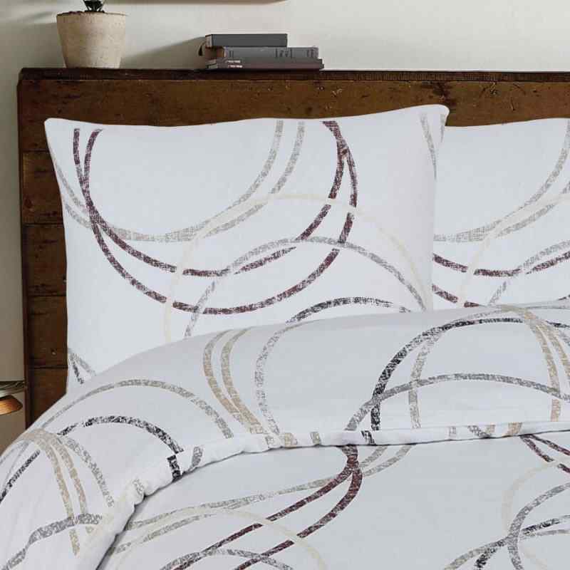 6A248 SLEVA 50% Bavlněný flanel látka 70x80cm kruhy na bílé zbytek patchwork