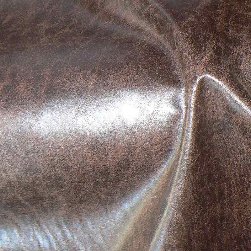 KK200 Exkluzívní koženka zbytek 45x140cm koženka na filcu hnědá vzhled kůže 