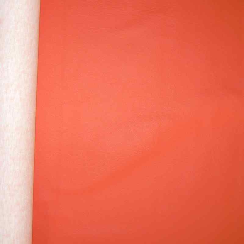 Koženka zbytek 63x140cm tm. oranžová (k434)