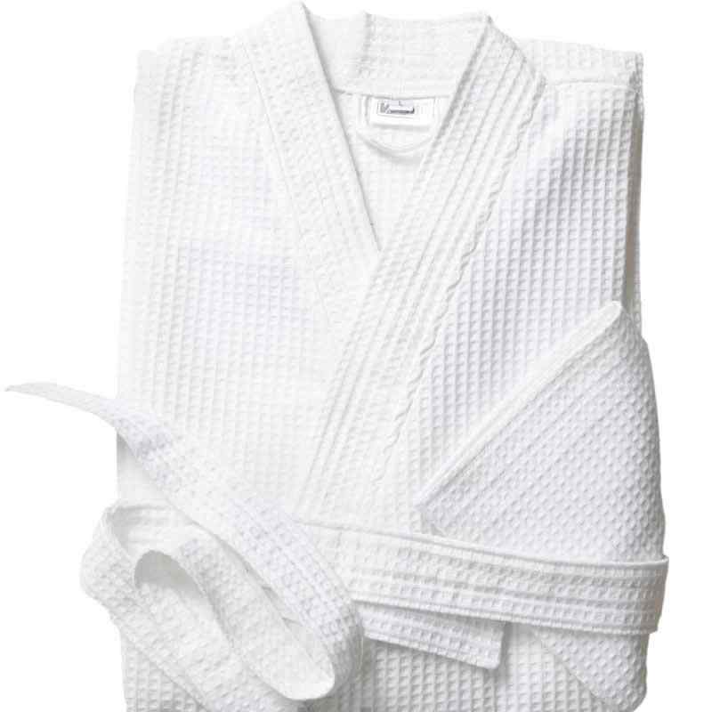 FR40 Rumba bavlněná vaflová ručníkovina bílá šíře 150cm, hmotnost 210g/m2