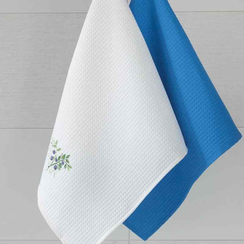 FR40 Rumba bavlněná vaflová ručníkovina bílá šíře 150cm, hmotnost 210g/m2