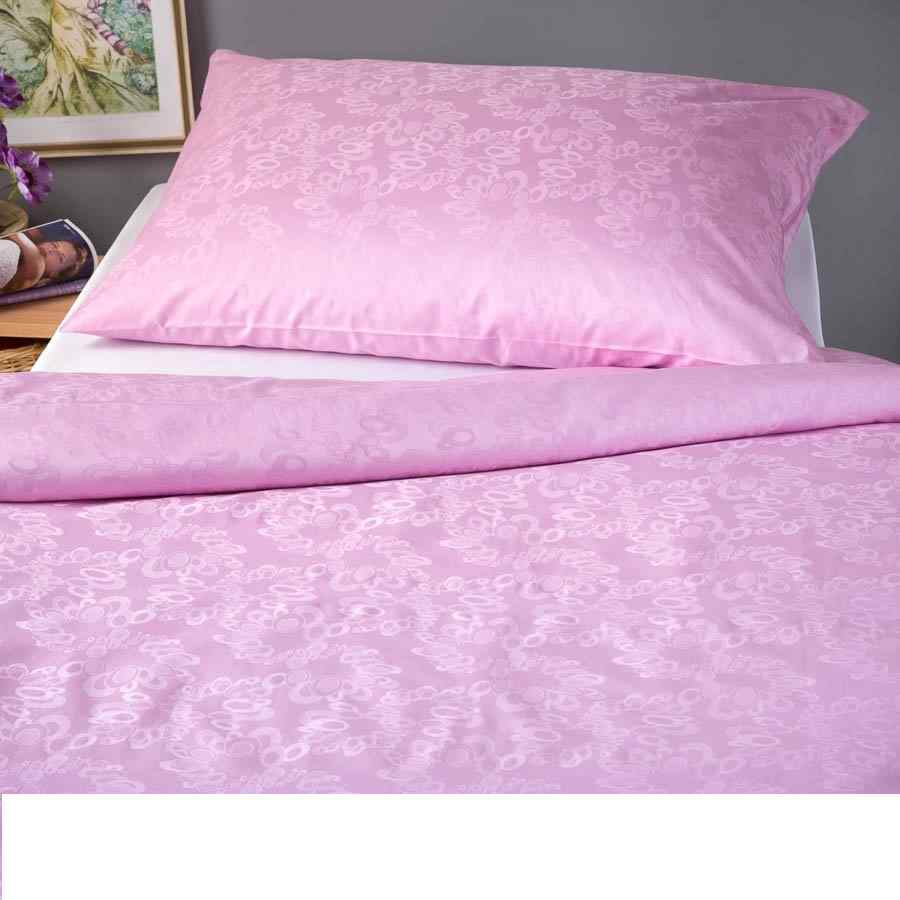 Exkluzívní bavlněná látka damašek 68x280cm bubliny růžová (DA333)