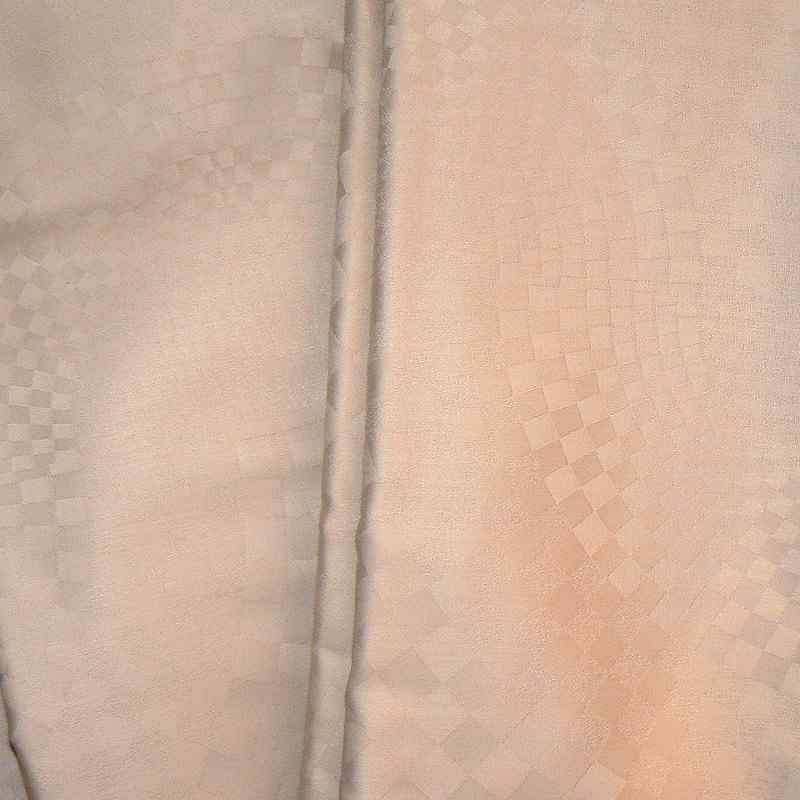 Exkluzívní bavlněná látka 50x280cm geon světle hnědá- damašek (DA458)