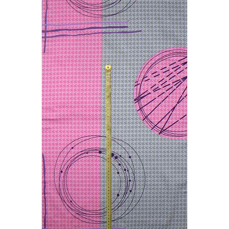Bavlněný satén 66x44cm růžovošedá na patchwork (C13)