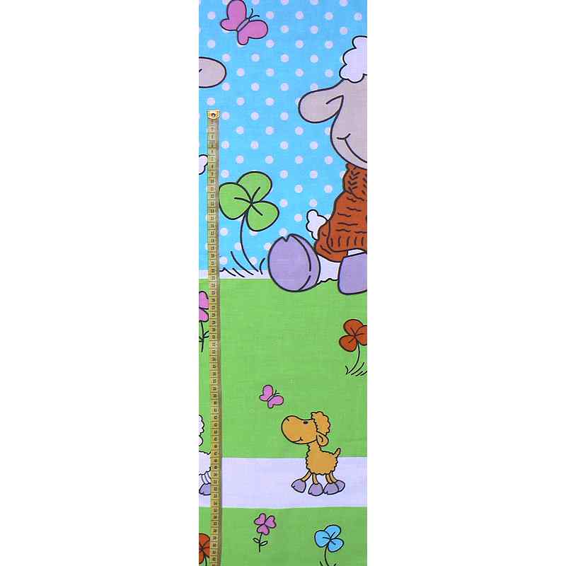 Bavlněná látka 80x22cm ovečka zbytek na patchwork (C111)