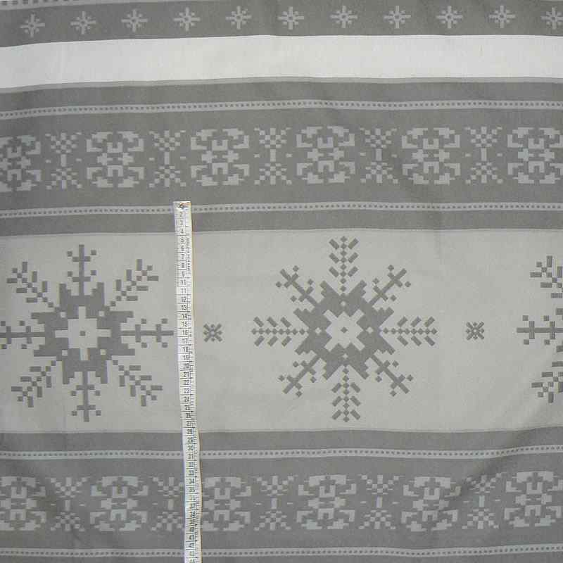 FL26 II.jakost Bavlněný flanel látka 70x110cm šedá vločky zbytek na patchwork