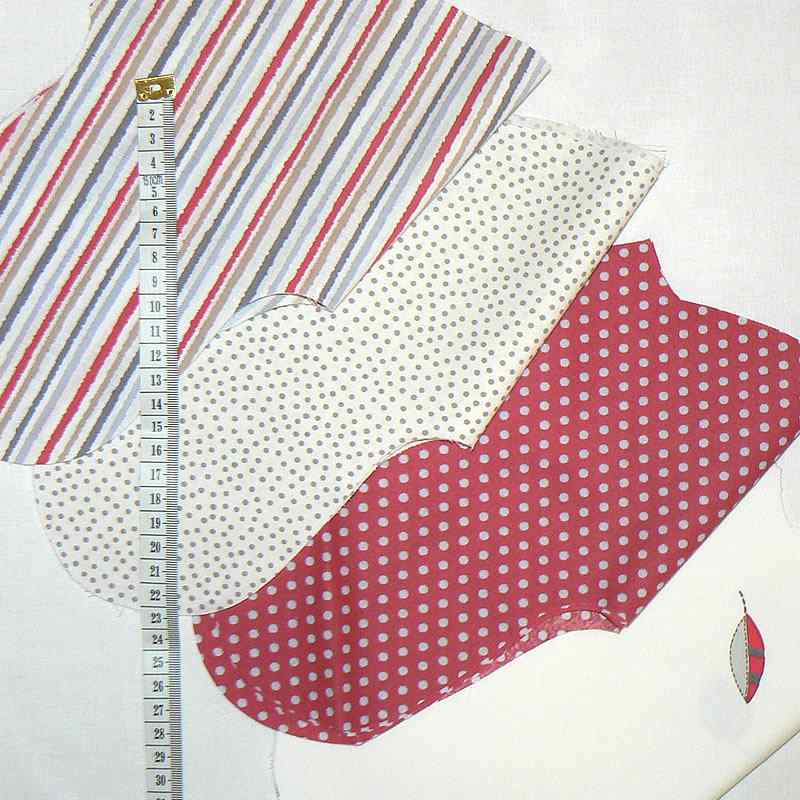 Bal120 Balíček bavlněných látek 16ks (po třech kusech od vzoru, možno nařezat na 9x9cm 64ks) prostřihy na patchwork