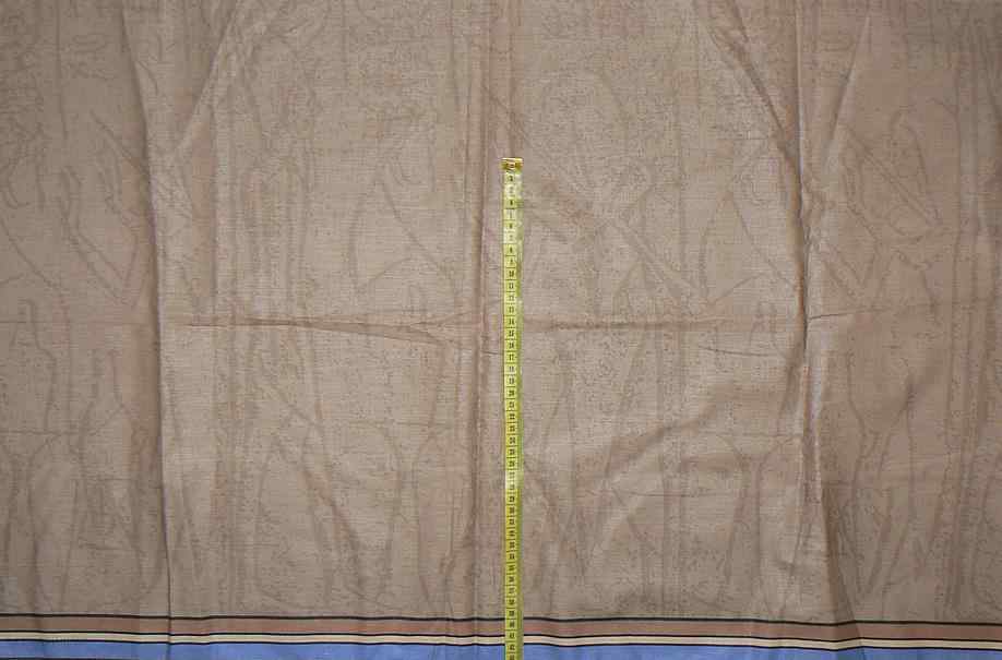 Bavlněná látka egypt hnědá 56x184cm (U153)