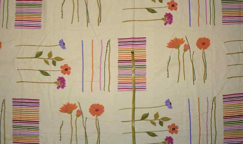 Bavlněný flanel látka světle žlutá květy 73x154cm (U94)