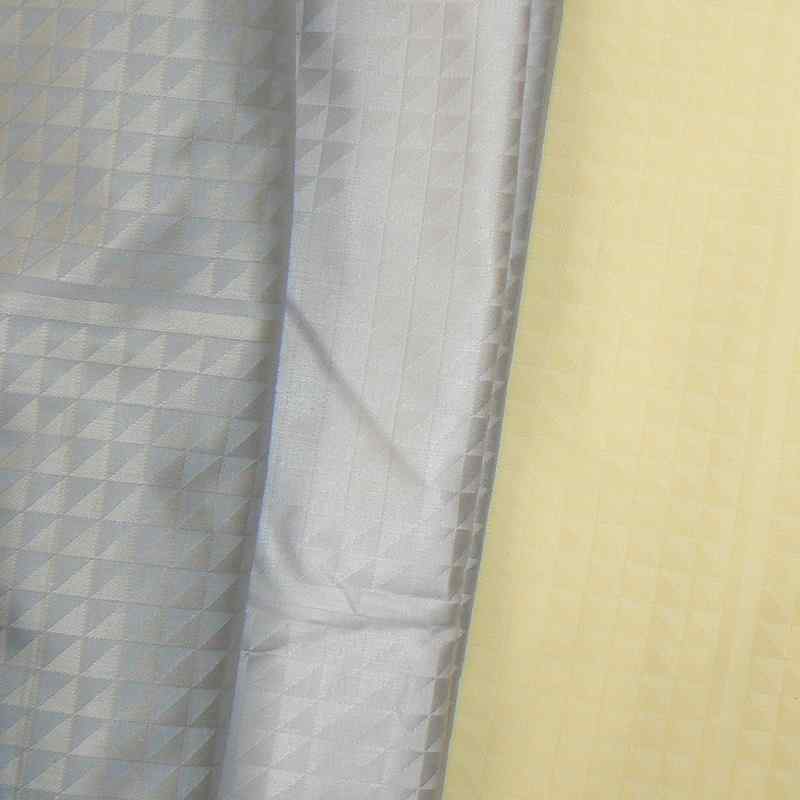 Exkluzívní bavlněná látka triangel žlutá - damašek 63x270cm (1)