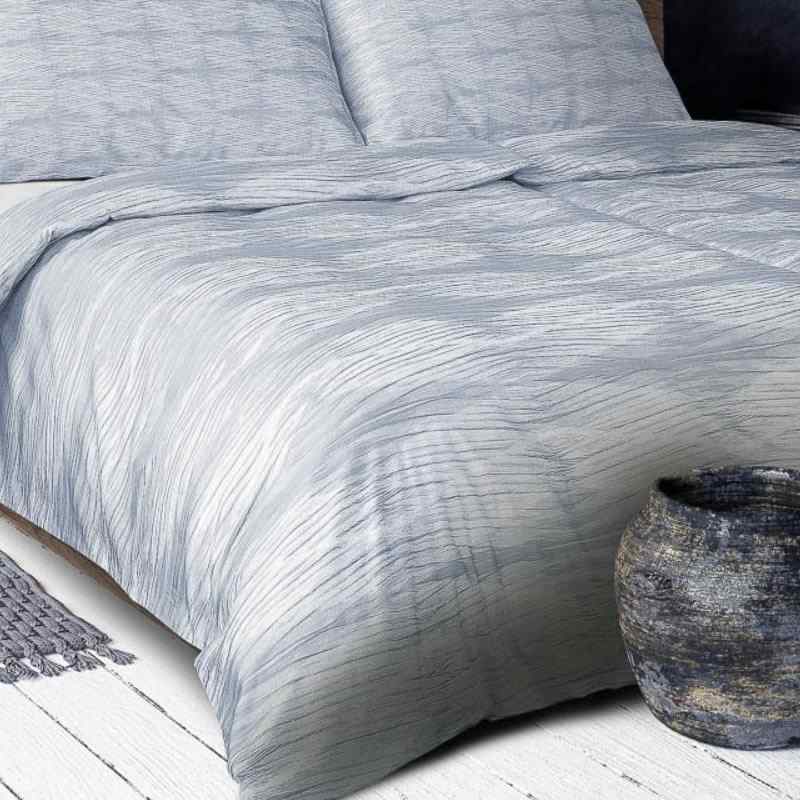 DA158 Diamant damašek exkluzívní bavlněná látka 75x142cm šedá batika 135g/m2
