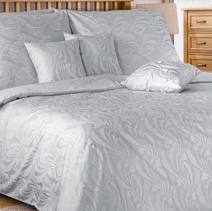 DA367 Bavlněná luxusní látka damašek 180x140cm šedá okvětní lístkx 116g/m2 zbytek na patchwork