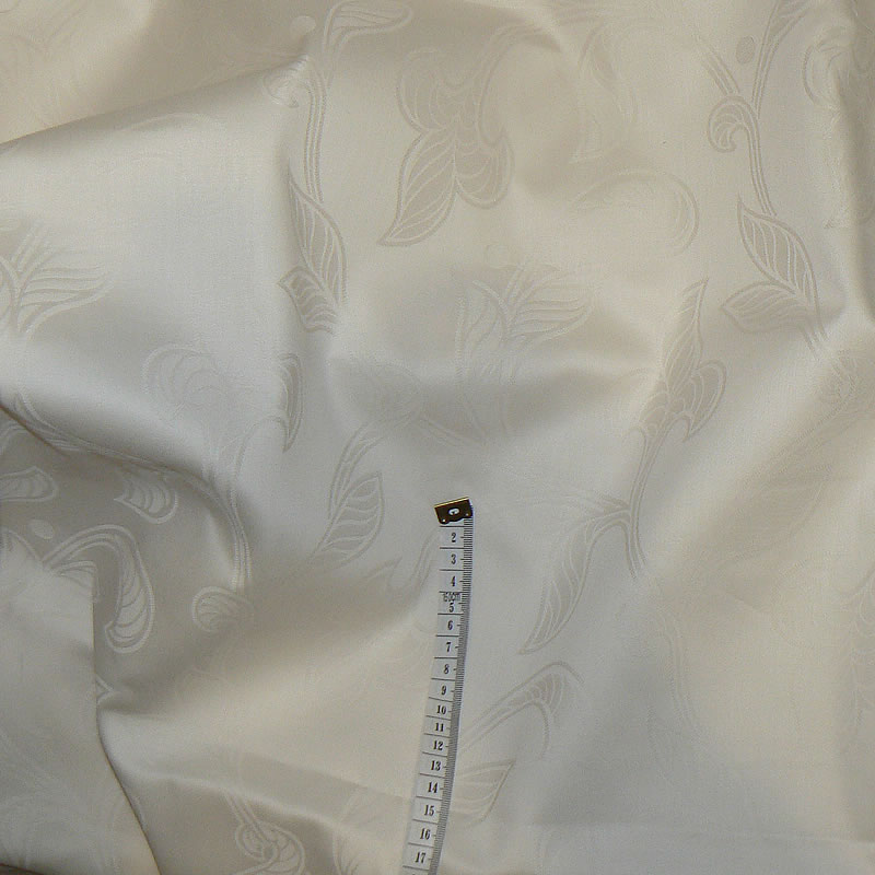 DA467 Bavlněná látka damašek 380x140cm capuccino velké listy