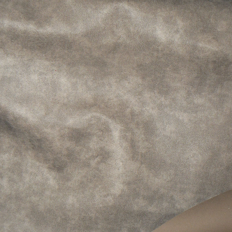 KK151 Exkluzívní koženka broušená kůže zbytek 45x140cm koženka šedošedá vzhled kůže