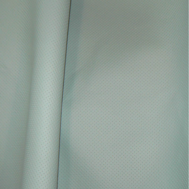 KK403 Exkluzívní koženka zbytek 45x140cm koženka mini puntíček sv. šedozelená na vatelínu