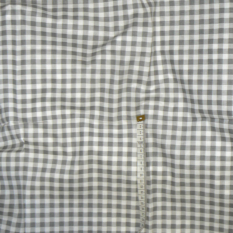 6T165 Bavlněná látka plátno 52x80cm šedobílá kárko zbytek na patchwork