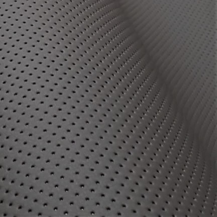 KK394/1 Exkluzívní koženka zbytek 50x140cm koženka mini puntíčky tmavě šedá na vatelínu