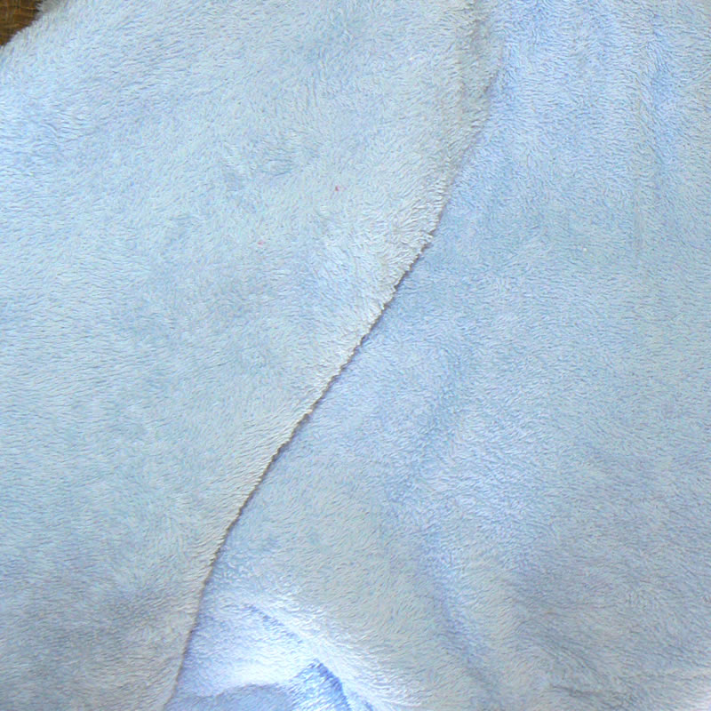 LO9 Lota froté bavlněná smyčková tkanina 40x150cm baby modrá hm. 350g/m2