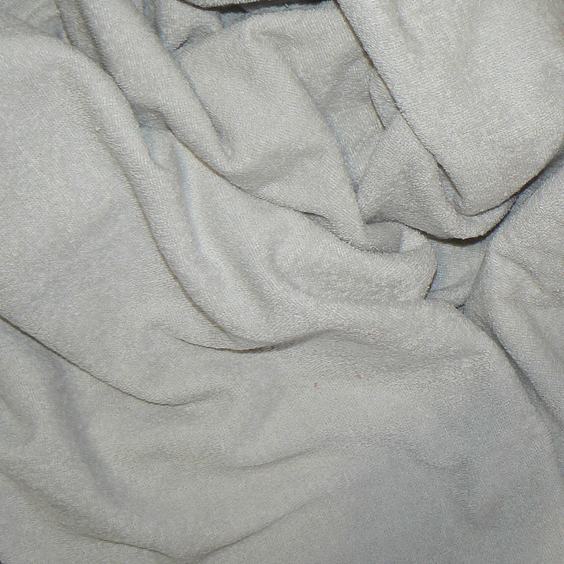 LO12 Lota froté bavlněná smyčková tkanina 40x150cm zelená hm. 350g/m2