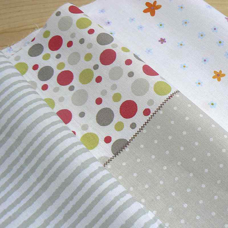 Bavlněné látky balíček 9ks 18x25cm na patchwork (Bal26)