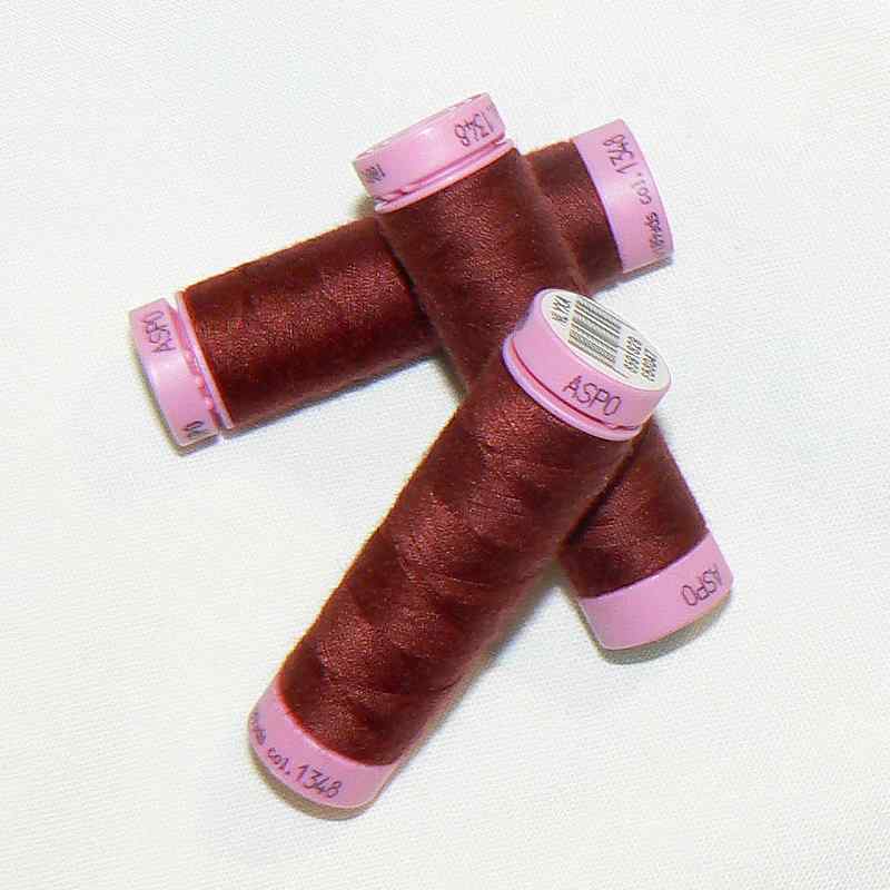 ASPO univerzální nit pro domácnost polyester 100m tmavě masová č.1348