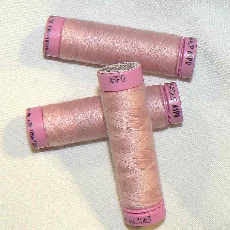 ASPO univerzální nit pro domácnost polyester 100m světlá starorůžová č.1063
