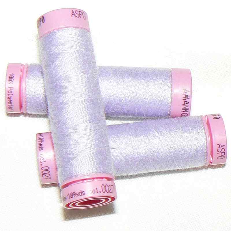ASPO univerzální nit pro domácnost polyester 100m ledově fialová č.0027