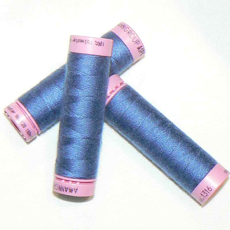 ASPO univerzální nit pro domácnost polyester 100m francouzská modř č.1316