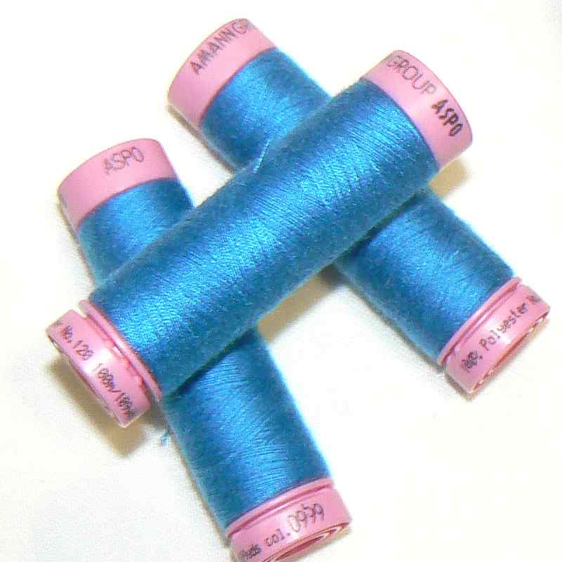 ASPO univerzální nit pro domácnost polyester 100m opálová modř č.0999