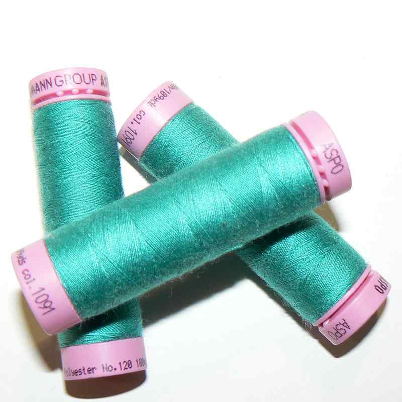 ASPO univerzální nit pro domácnost polyester 100m nefritová č.1091