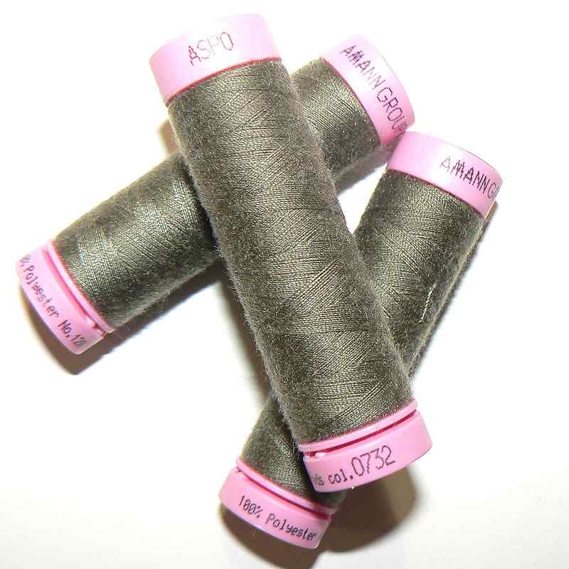 ASPO univerzální nit pro domácnost polyester 100m rašelinová zeleň č.732