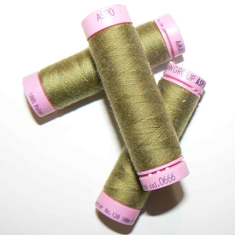 ASPO univerzální nit pro domácnost polyester 100m zelené jablko č.666