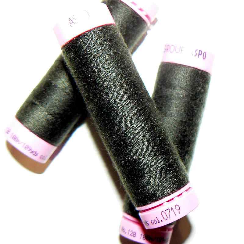 ASPO univerzální nit pro domácnost polyester 100m temně oliová č.719