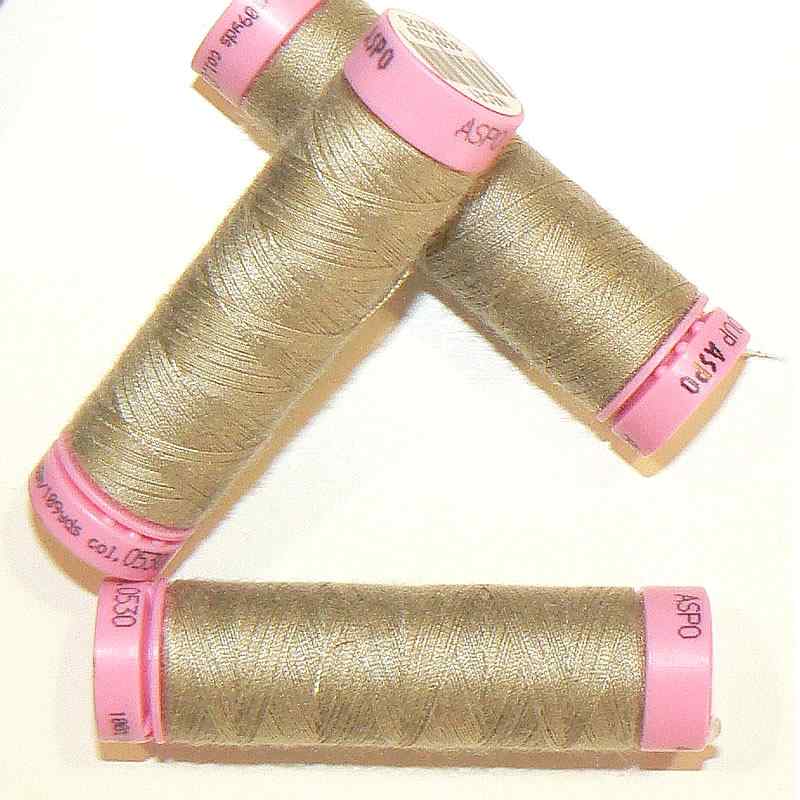 ASPO univerzální nit pro domácnost polyester 100m prachová šeď č.530