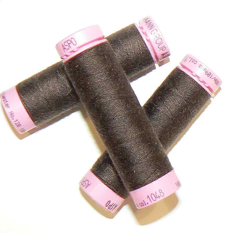 ASPO univerzální nit pro domácnost polyester 100m tmavě hnědá č.1048