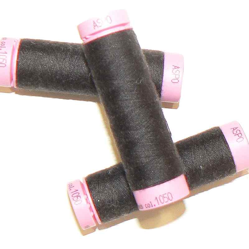 ASPO univerzální nit pro domácnost polyester 100m temně hnědá č.1050