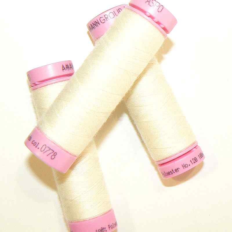 ASPO univerzální nit pro domácnost polyester 100m světle krémová č.778