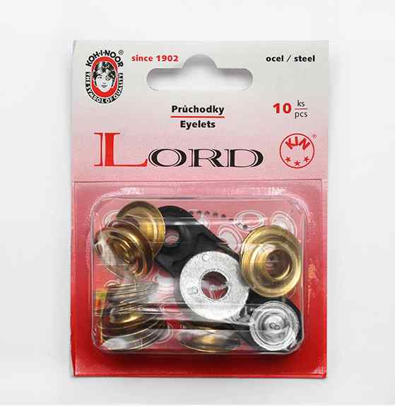 Průchodky s podložkou mosaz (zlaté) 10ks 8x6x18